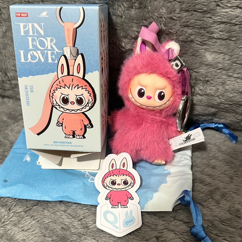 Pin For Love Plush Pendant Q